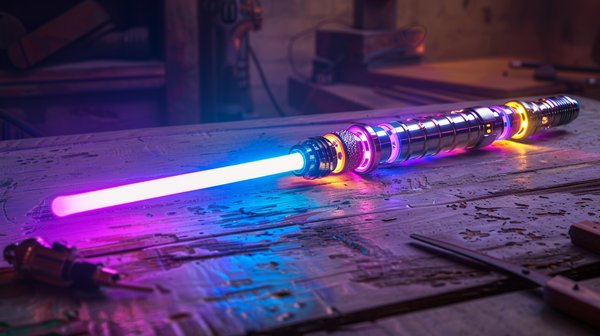 Découvrez le sabre laser neopixel - technologie led premium de saberium