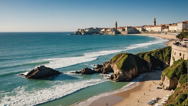 Affiche plan biarritz : une touche unique pour votre déco